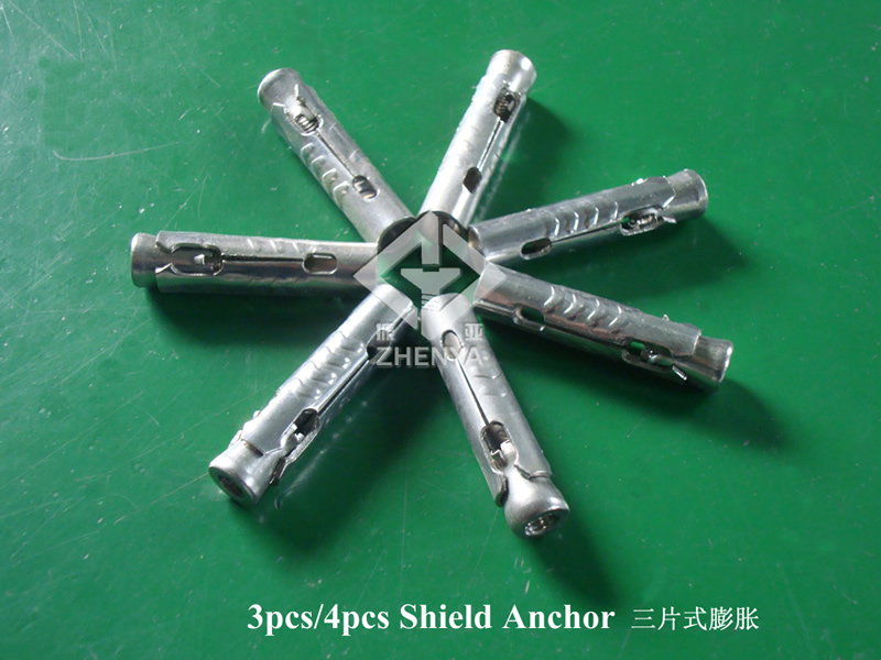 three/four pcs shield anchor