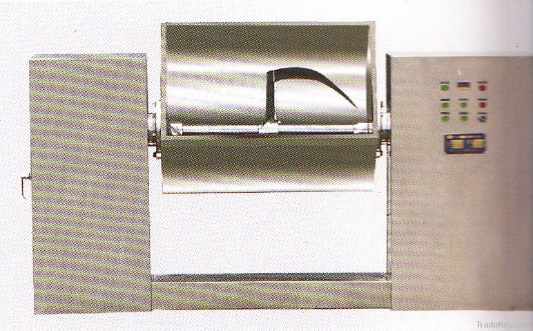 trough-shaped  mixer