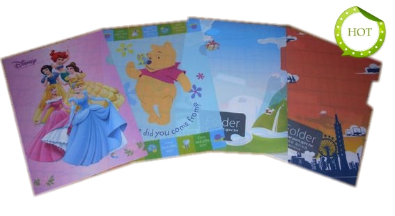 A4 Size PP file folder-L shape