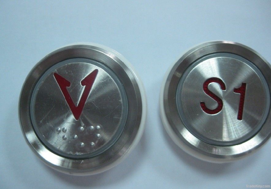 stainless steel elevator buttons