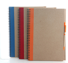 Recycled paper notebook