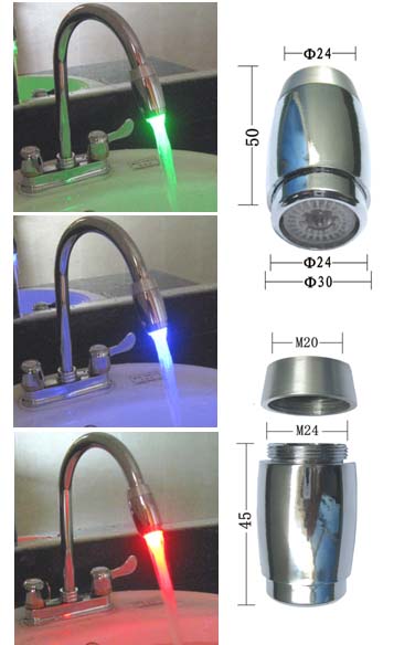 led faucet head