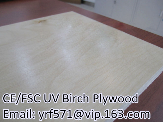 CE/FSC UV Birch Plywood - Furniture Grade Birch