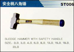 SLEDGE HAMMER WITH SAFETY HANDLE
