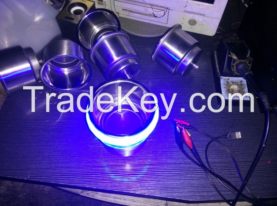 SS304, cup holder with LED light, applicable to boat