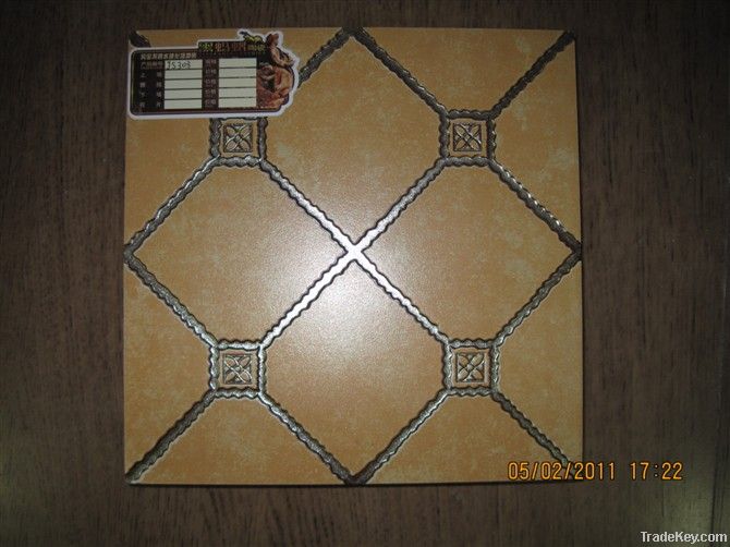 metalic glazed rustic floor tile