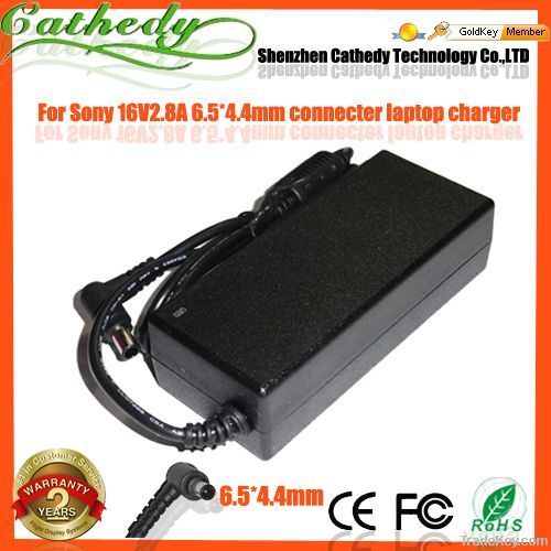 For Sony laptop AC Power Adapter VGP-AC16V11 16V 2.8A UX PCG/VGN w/2 C