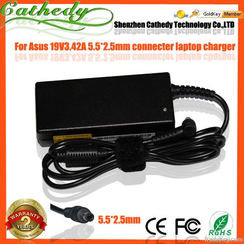 Genuine 19V3.42A notebook  adapter for ASUS  B50 B50a K50i K60i U50f U