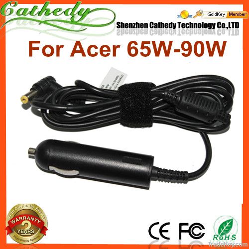 Laptop Car Charger for Acer 19V 3.42A, 4.74A 65W-90W