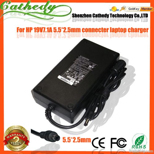 For HP 19V 7.1A laptop ac Adapter