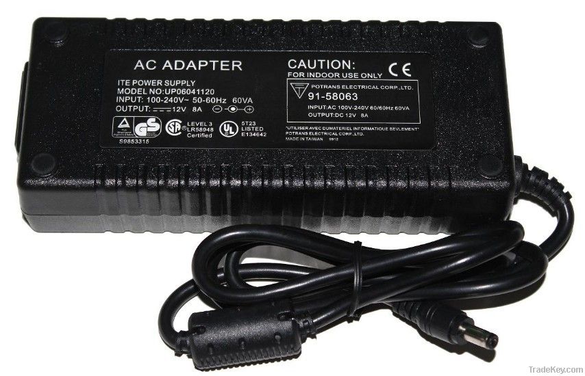 12V 6A 8A Switching Power Adapter Charger
