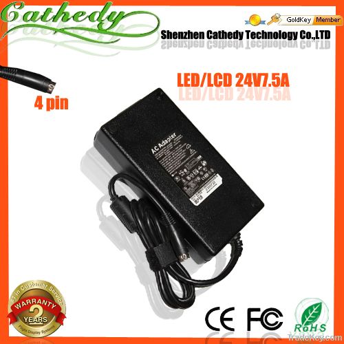 AC charger ADP-180CB 24V 7.5A 180W 4 Pin Din w/Cord