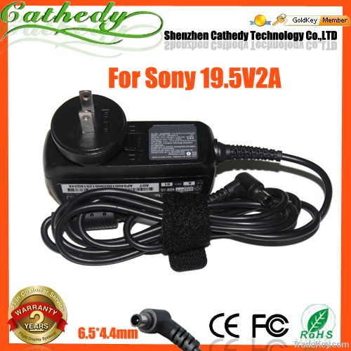 19.5V 2A wall adapter for SONY VAIO VGP-AC19V40 PCG-51311L