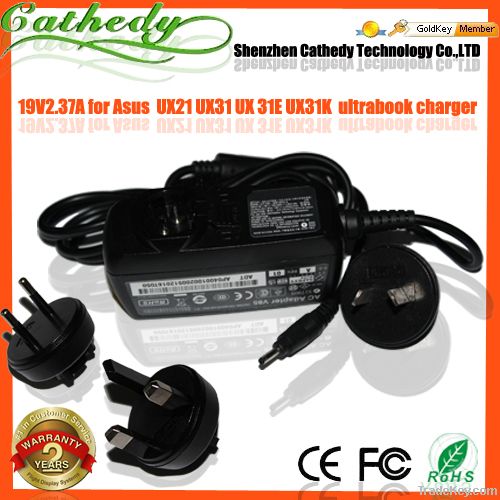 Zenbook charger for ASUS UX21 UX31 UX31E UX31K 19V2.37A