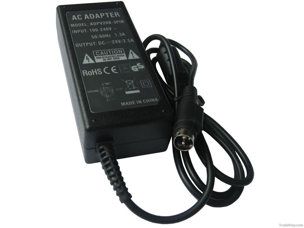 Original 24V2.5A 24V2500MA power adapter for HP F1454A printer adapter