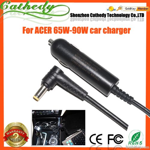 DC Power Adapter Car Battery Charger for Acer Aspire 3680 5050 5515 55