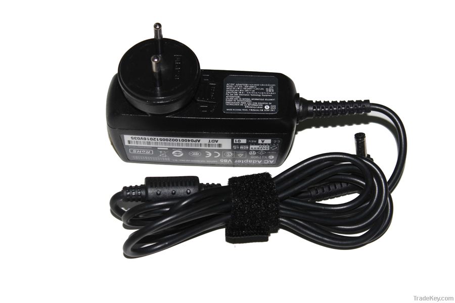 20V 2A AC Power Adapter Charger for Lenovo IdeaPad S9 S10 MSI Wind U11