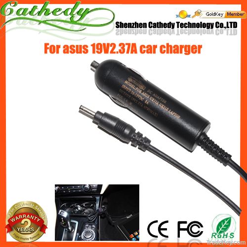 19V2.37A for Asus UX31 UX31E UX31K Zenbook  car charger