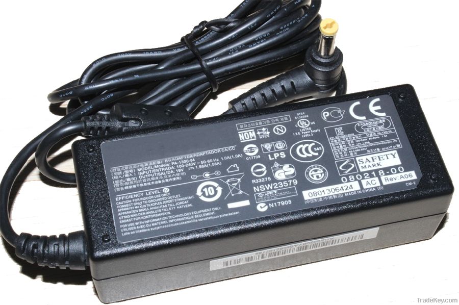 Cheap Original laptop battery charger for Acer 19V1.58A
