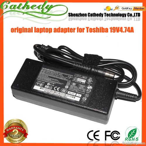 For Toshiba 19V4.74A Cheap Original battery charger adapter