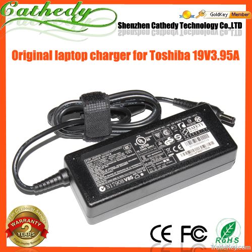 Genuine charger for TOSHIBA 19V 3.95A Satellite L670 L670D L750 L755