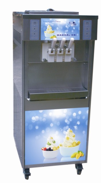 Ice Cream Machine ( Vertical Type, Three Flavor )