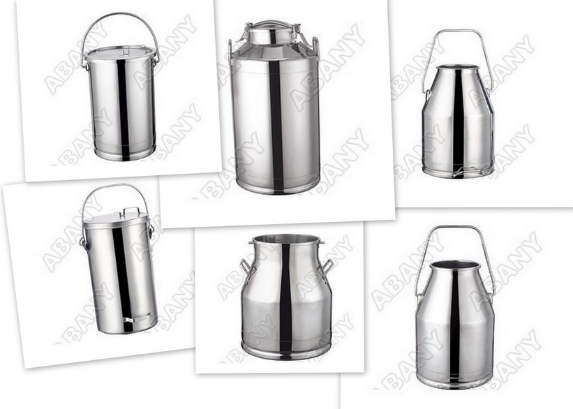 Stainless steel milk can
