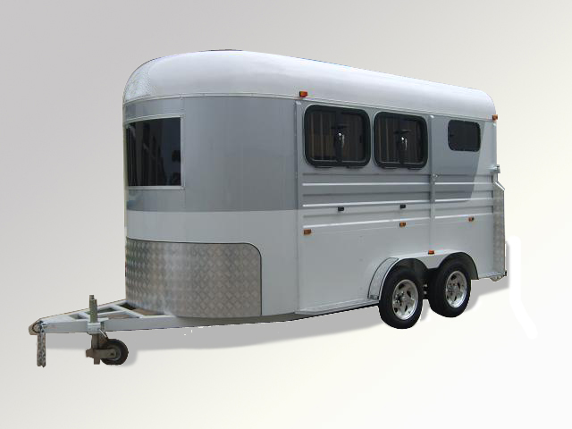 Horse trailer(  two-horse slant load lengthened trailer)