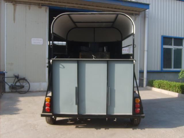 Horse trailer( two-horse slant load economic trailer   )