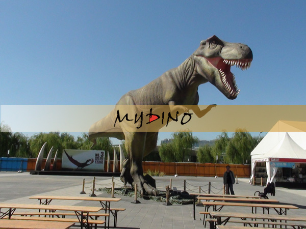Tyrannosaurus rex  amusement park playground carnival