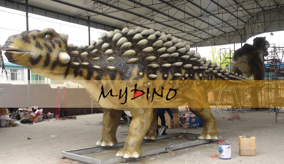 Ankylosaurus  animatronic dinosaur Amusement park playground