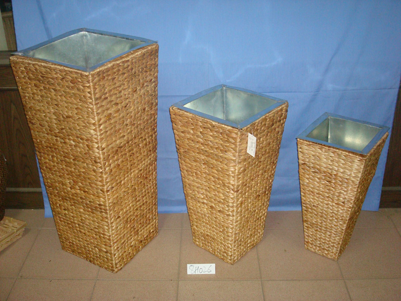 Retangular flower basket