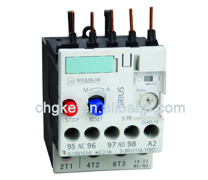 motor protection thermal overload relay
