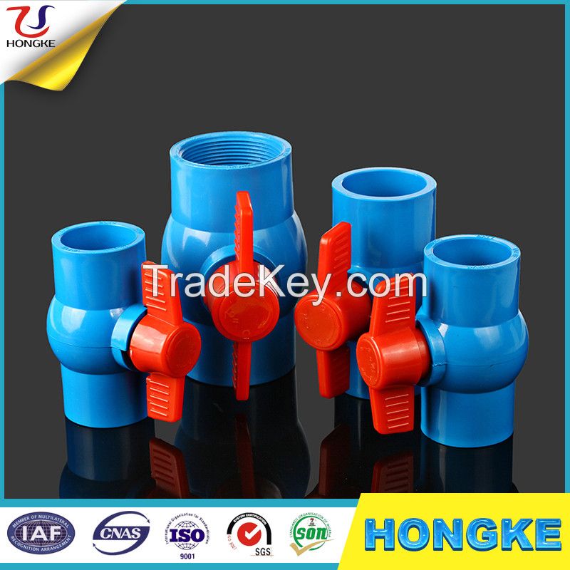China Manufacturer Supply Blue PVC Ball Valve To Southeast Asia