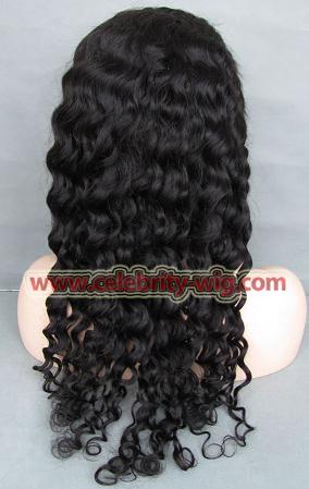 deep wave curly human hair wig for black women