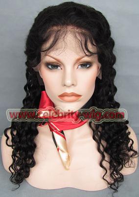 deep wave curly human hair wig for black women