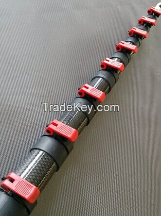 high strength high quality carbon fiber telescopic poles