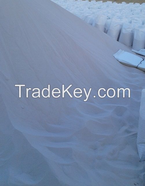 White silica sand