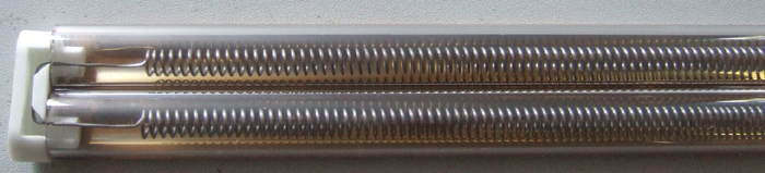 Twin tube Medium wave  heater