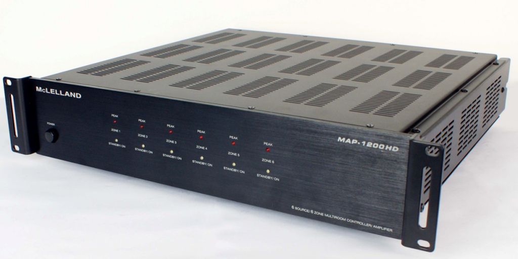 MAP-1200HD 6 Source/Zone Audio Distribution Amplifier