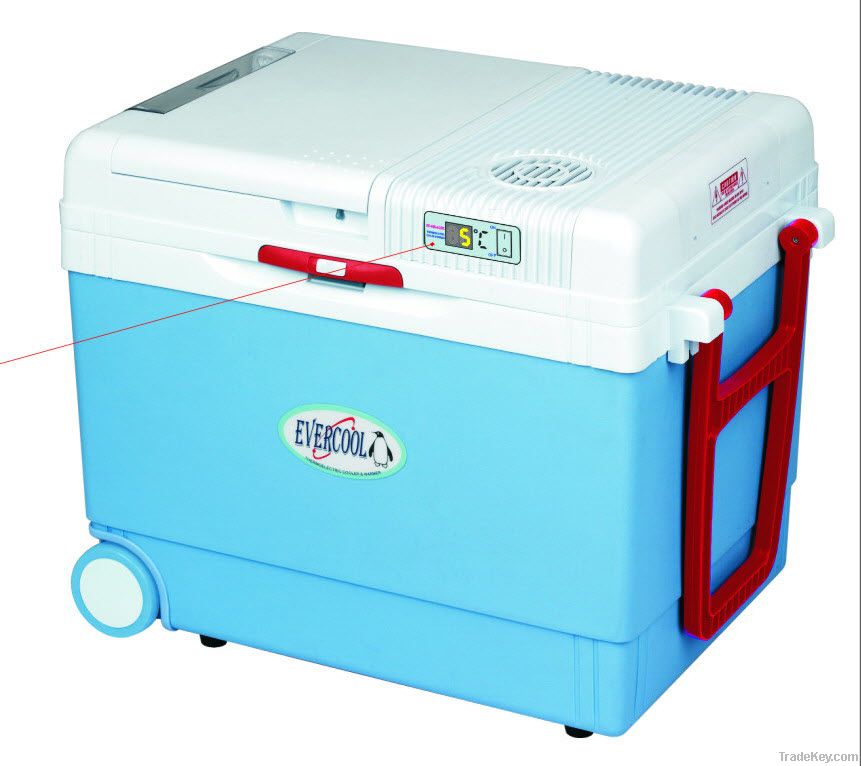 electric cooler box with trolley 33L