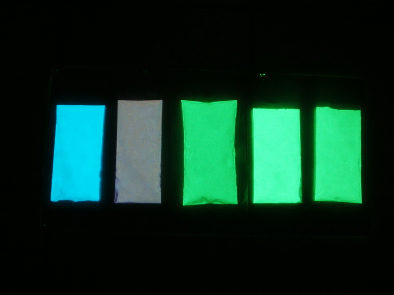 Photoluminescent self-glow pigment/ luminous powder