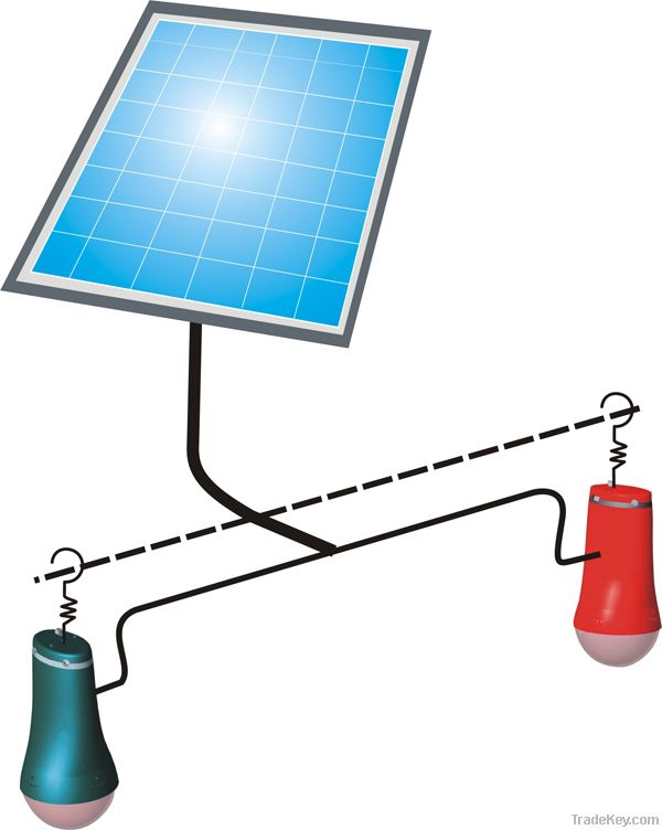 solar lighting lantern with mobile phone charger