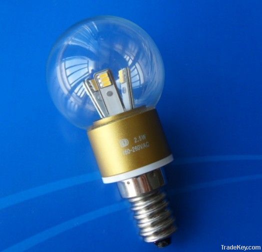 3W LED Bulb with 150-260V AC Input Voltage and 35000 Hrs Life Span