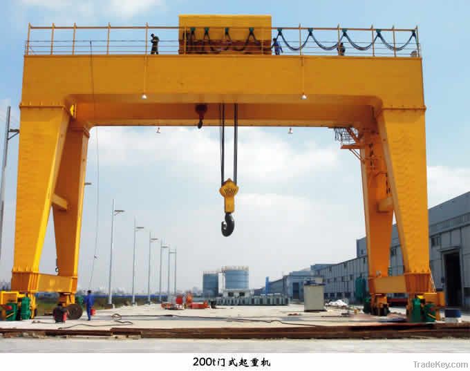 200T MG Model heavy duty double girder gantry crane