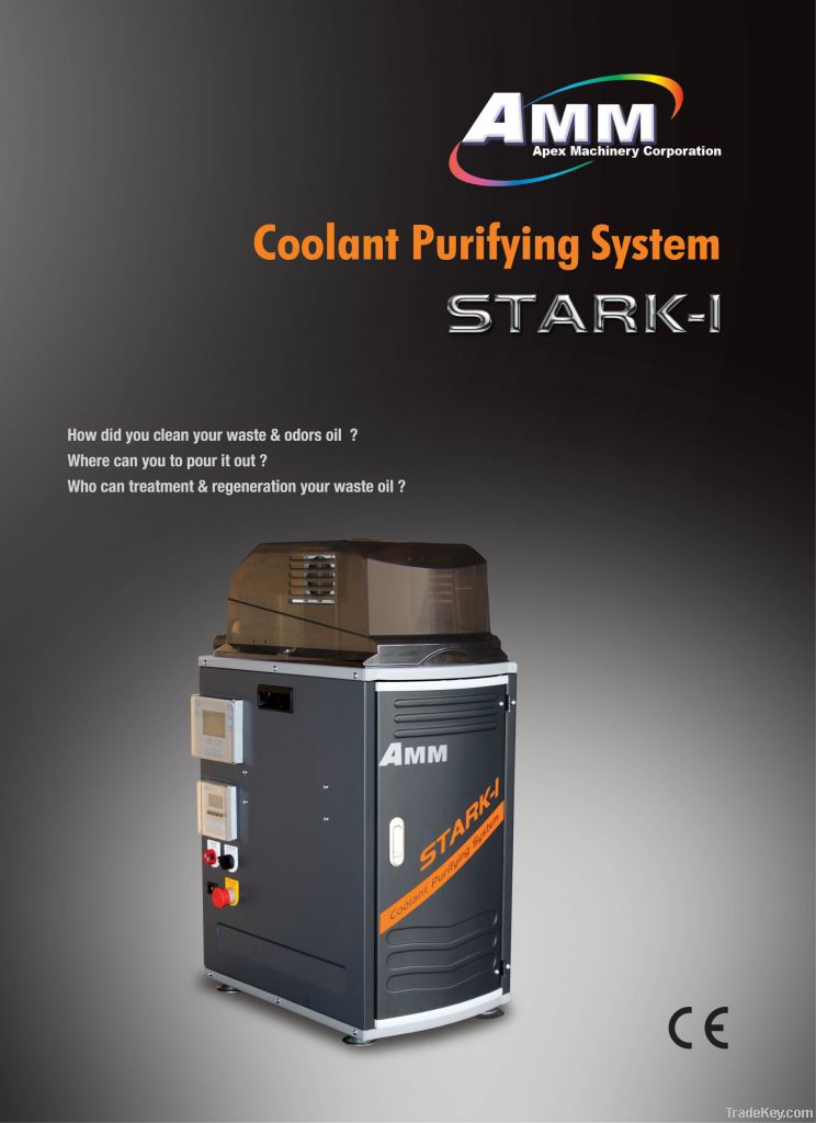 Coolant purifying machine