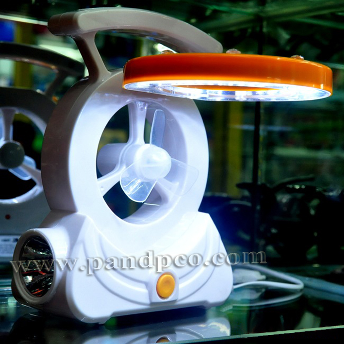 Multi-functional LED Lamp + mini fan