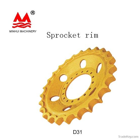 Heavy equipment wear parts bulldozer drive sprocket D375A-3