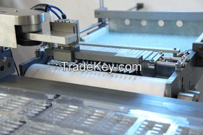 DPP-250P/350P Blister packing machine are widely used for syringe , via