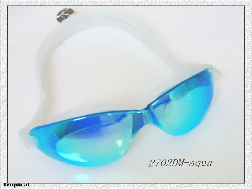 2702DM-aqua  high quality swim glasses